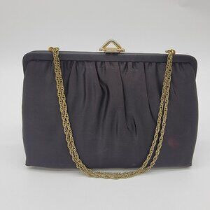 MARDANE Bag Vintage Black Purse‎ Clutch Shoulder Mirror Chain Strap